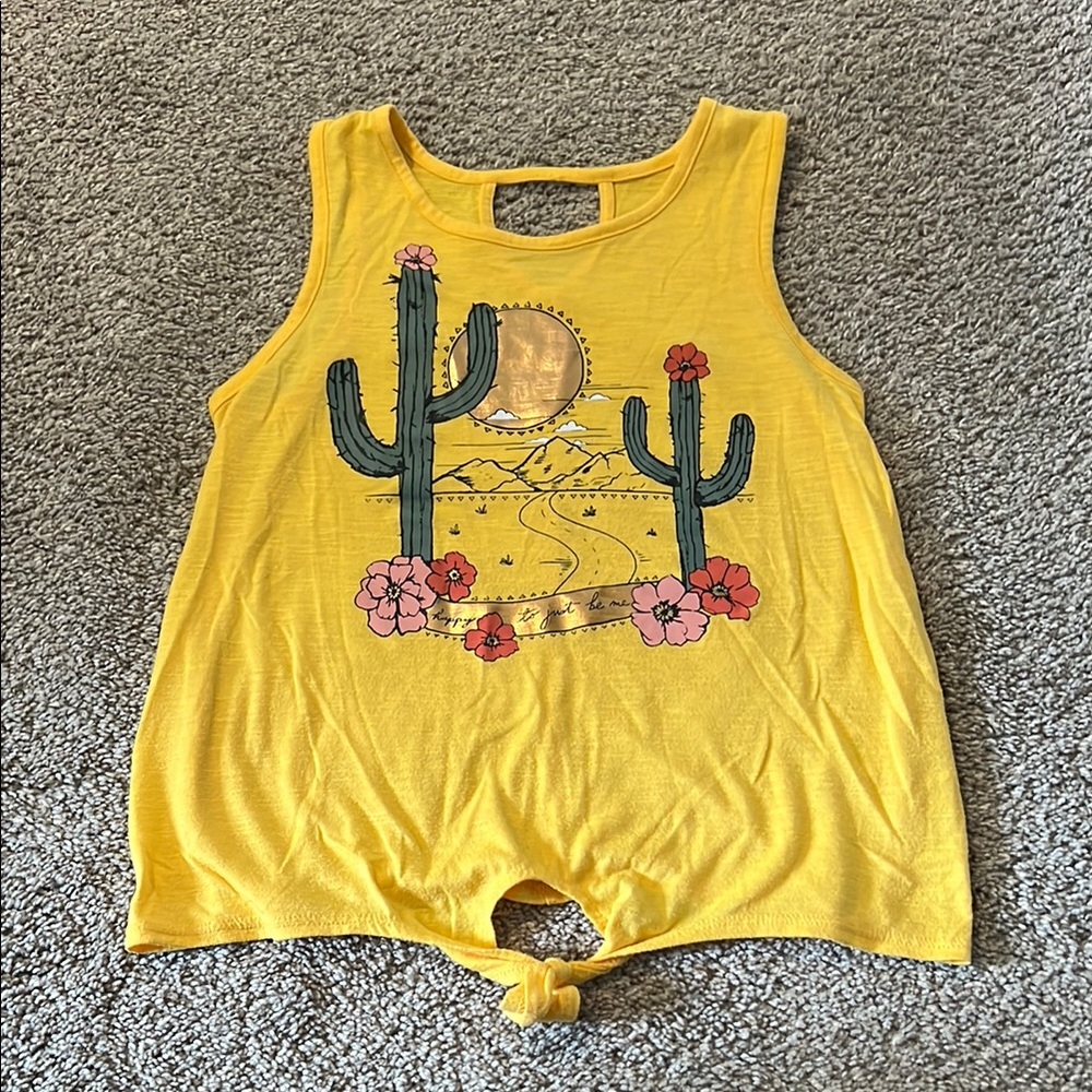 Mudd Mustard Yellow Tank Top